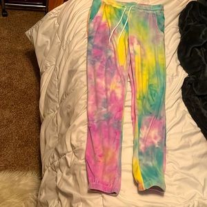 pj tie dye pants.